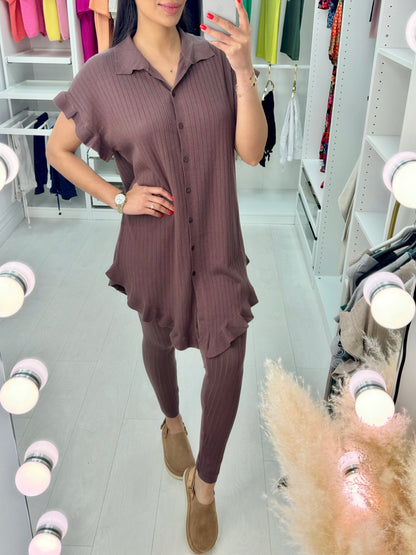 Zamira Frill Detail Loungewear Set