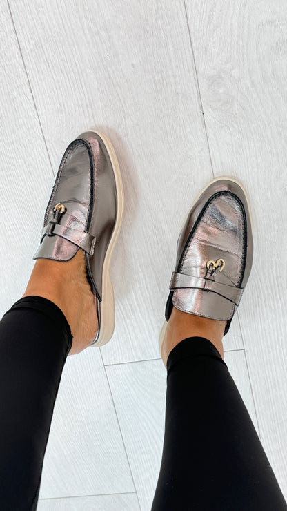 Rayna Pendant Detail Mules