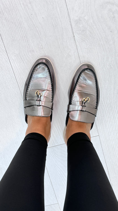 Rayna Pendant Detail Mules