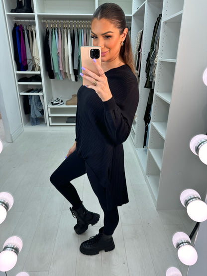 Lilah Knot Front Cable Knit Jumper