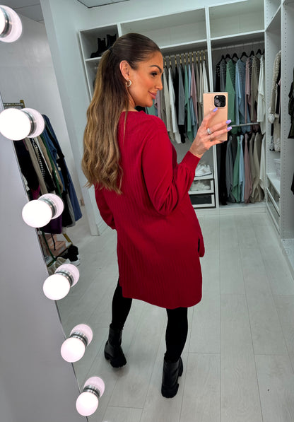 Lilah Knot Front Cable Knit Jumper