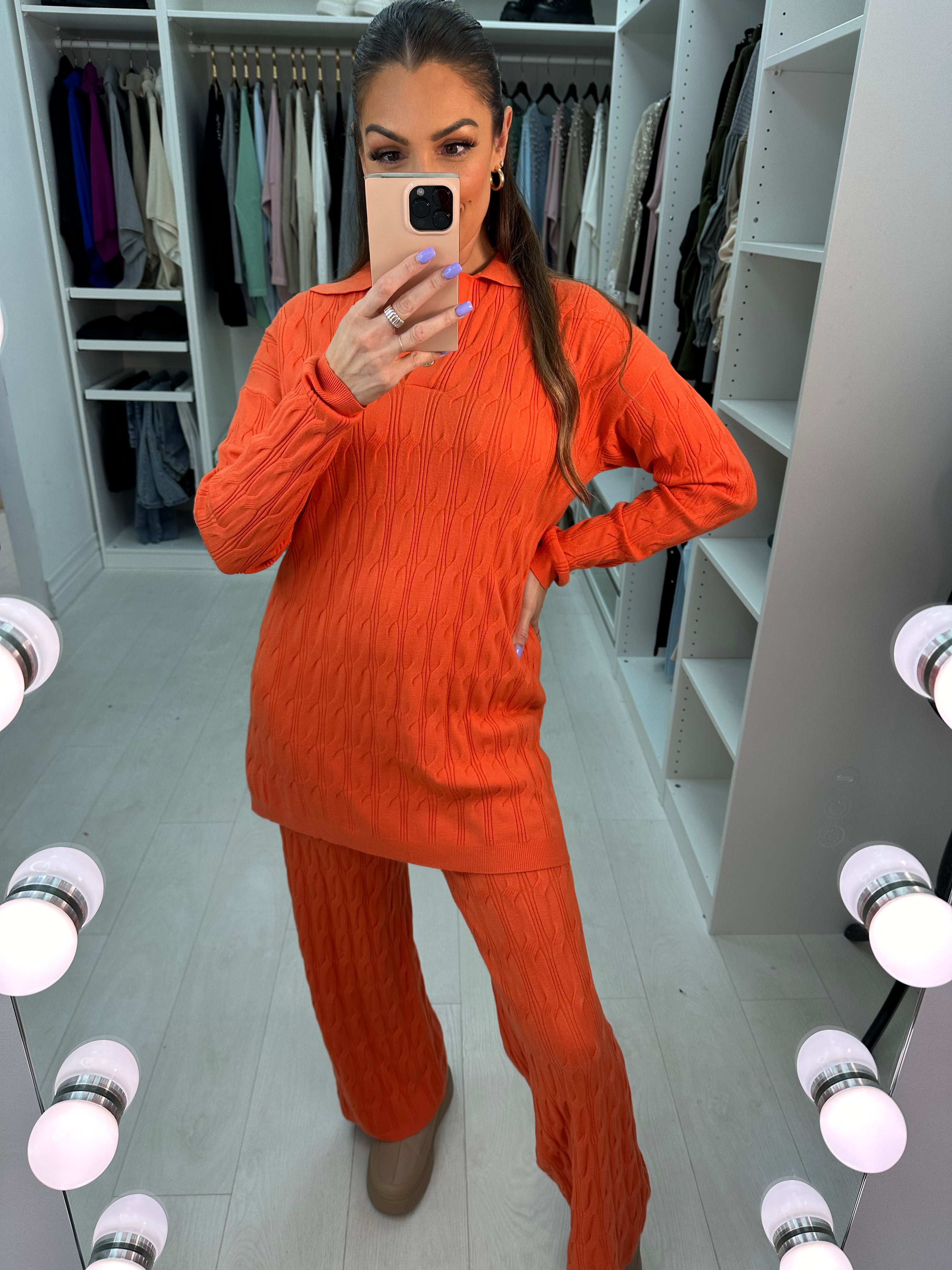 Mirabelle Cable Knit Loungewear Set