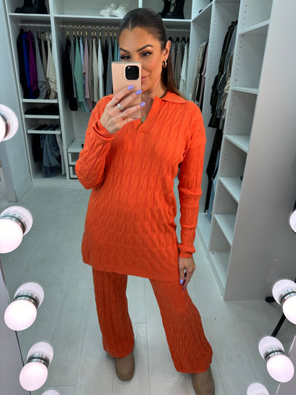 Mirabelle Cable Knit Loungewear Set