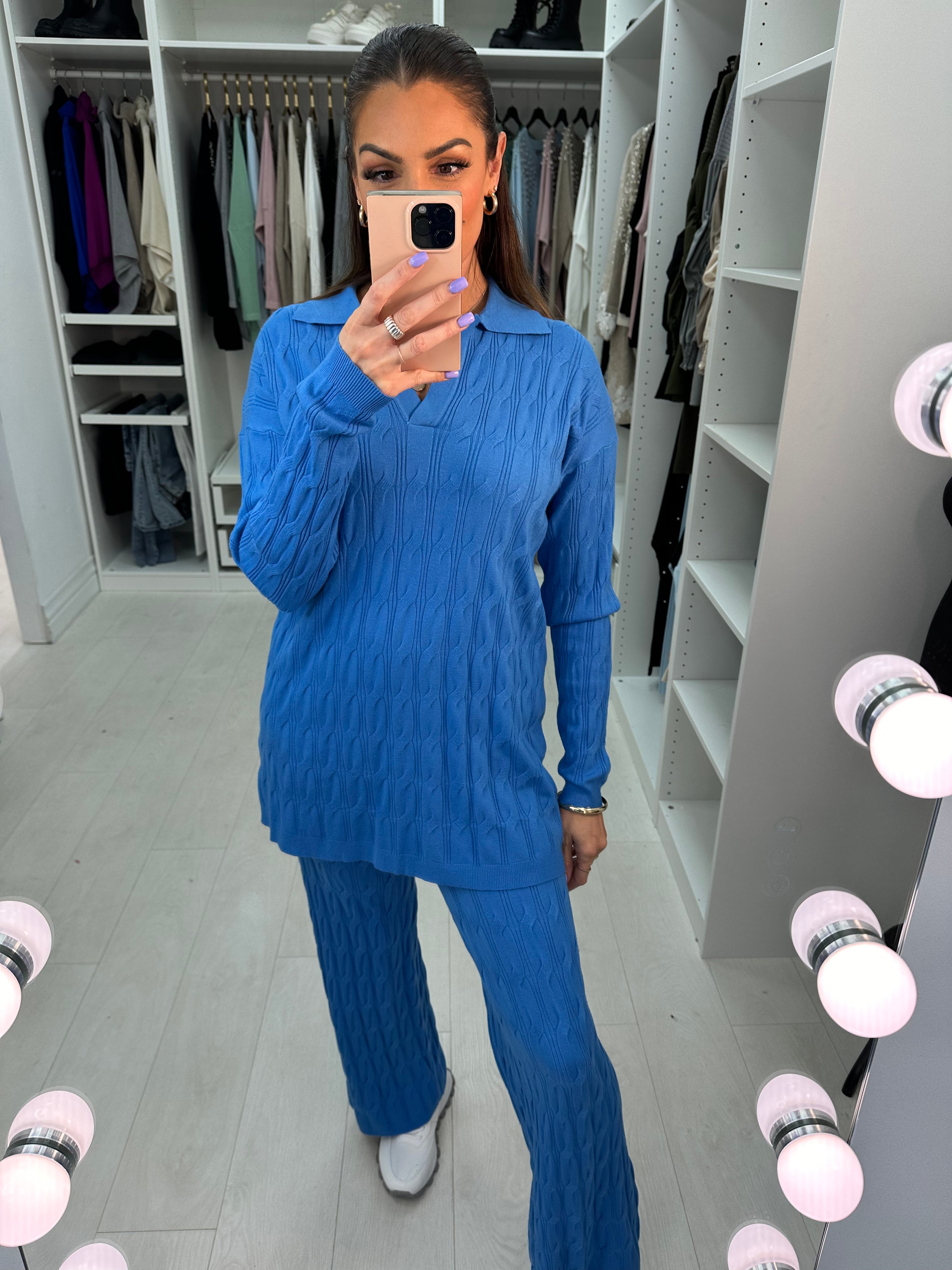 Mirabelle Cable Knit Loungewear Set