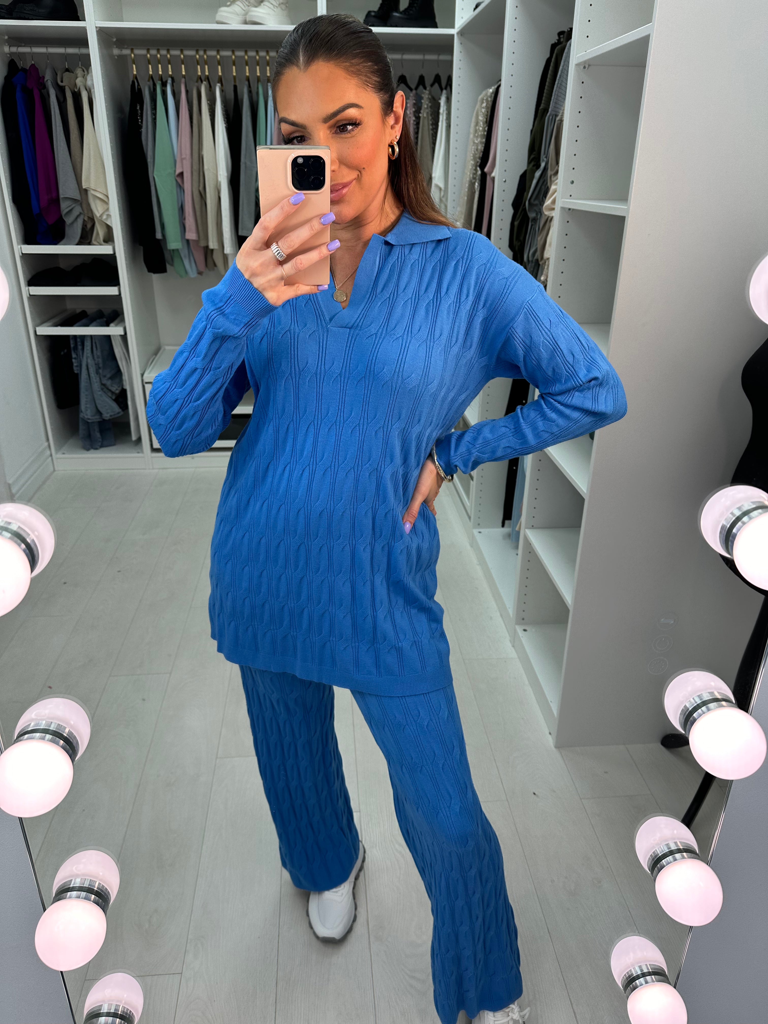 Mirabelle Cable Knit Loungewear Set