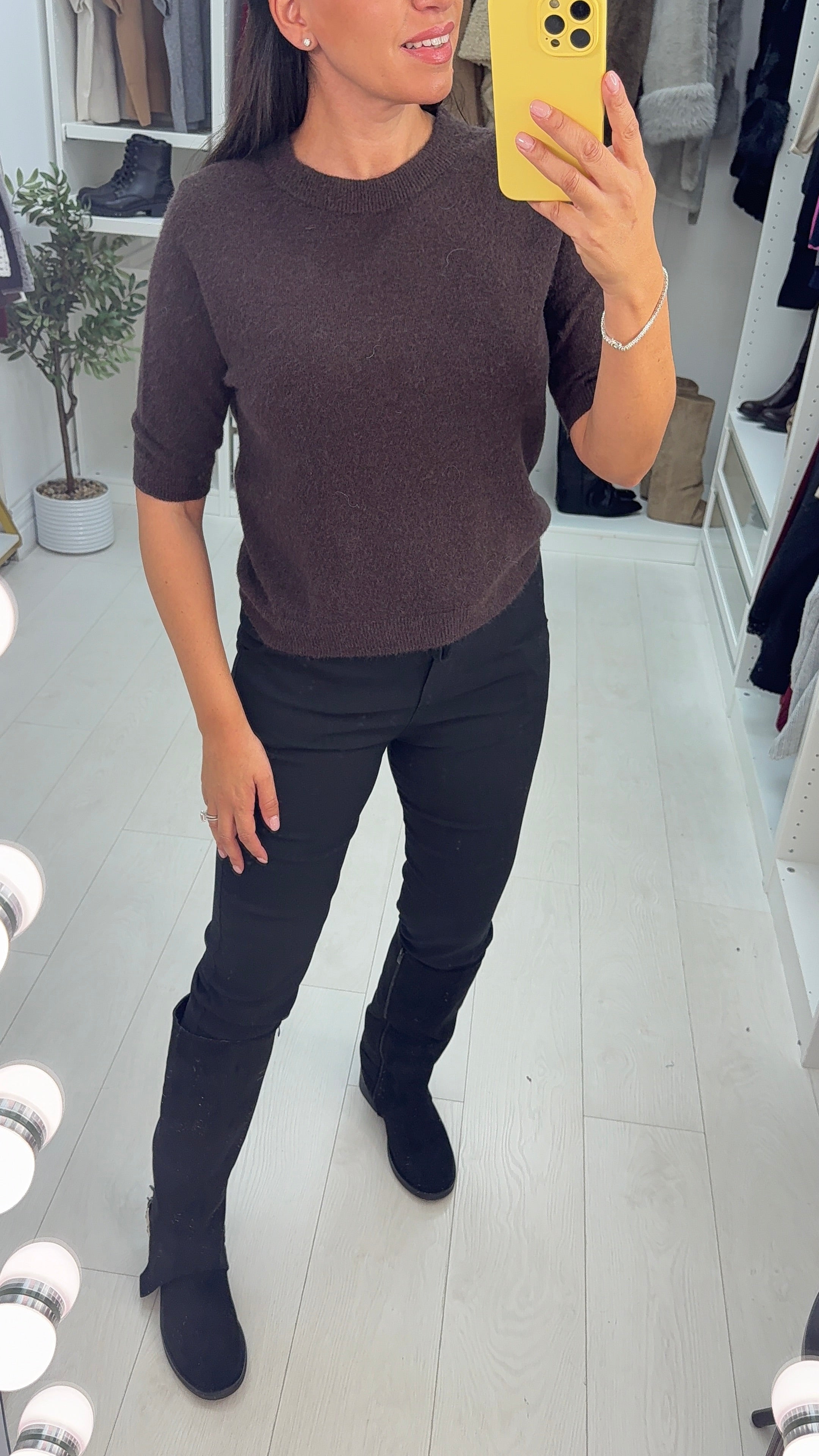 Elyanah Short Sleeve Round Neck Jumper