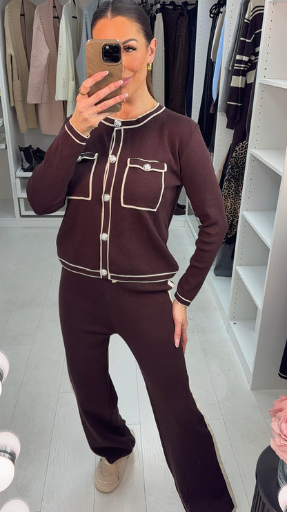 Franceska Colour Block Hem Loungewear Set