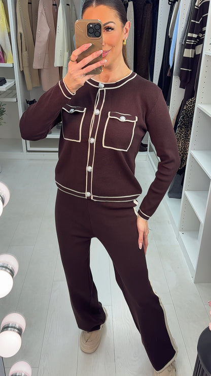 Franceska Colour Block Hem Loungewear Set