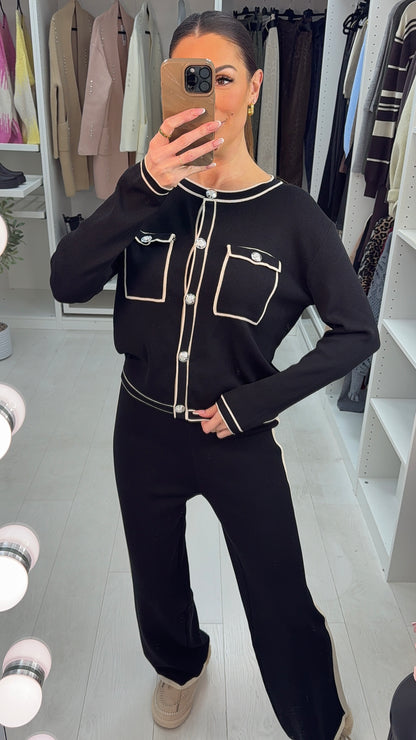 Franceska Colour Block Hem Loungewear Set