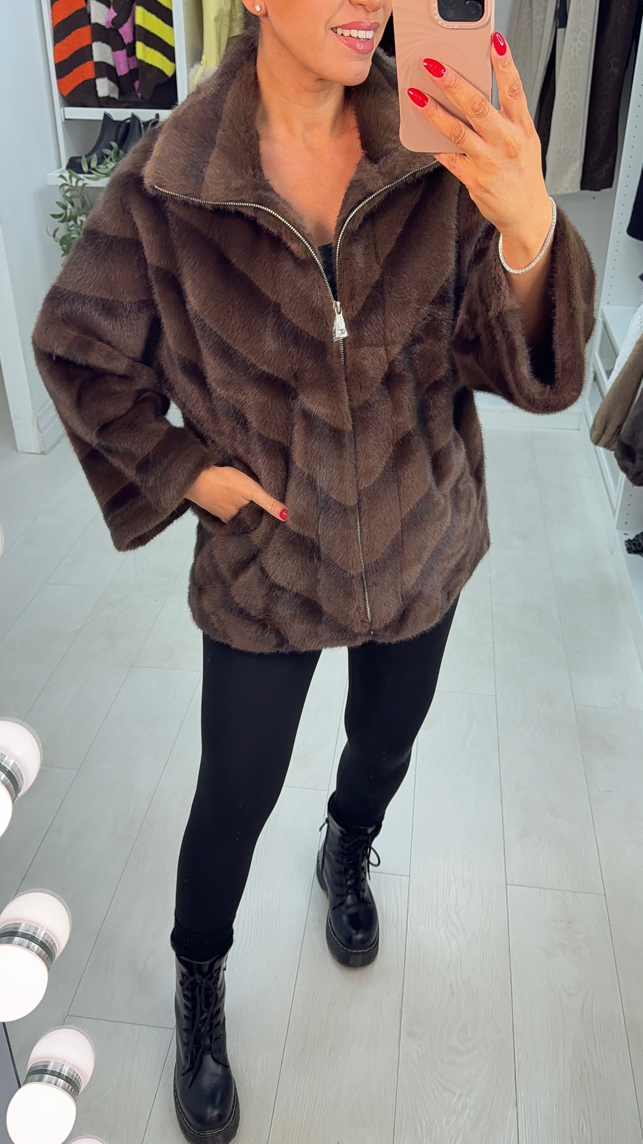 Giorgina Faux Fur Jacket