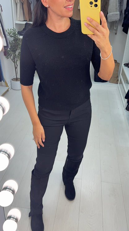 Elyanah Short Sleeve Round Neck Jumper