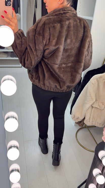 Cassandra Faux Fur Jacket