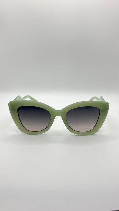 Callie Large Cat-Eye Sunglasses