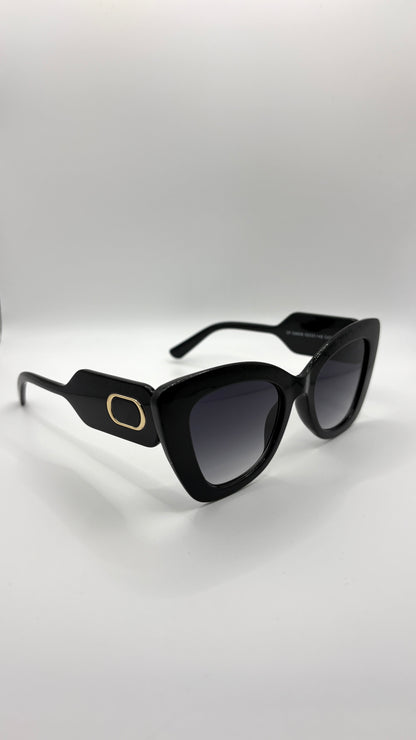 Callie Large Cat-Eye Sunglasses
