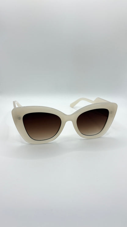 Callie Large Cat-Eye Sunglasses