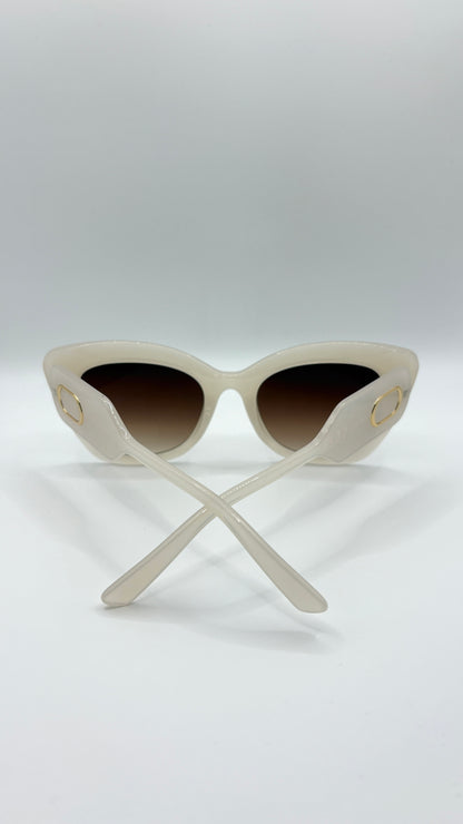 Callie Large Cat-Eye Sunglasses