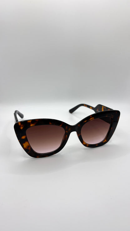 Callie Large Cat-Eye Sunglasses