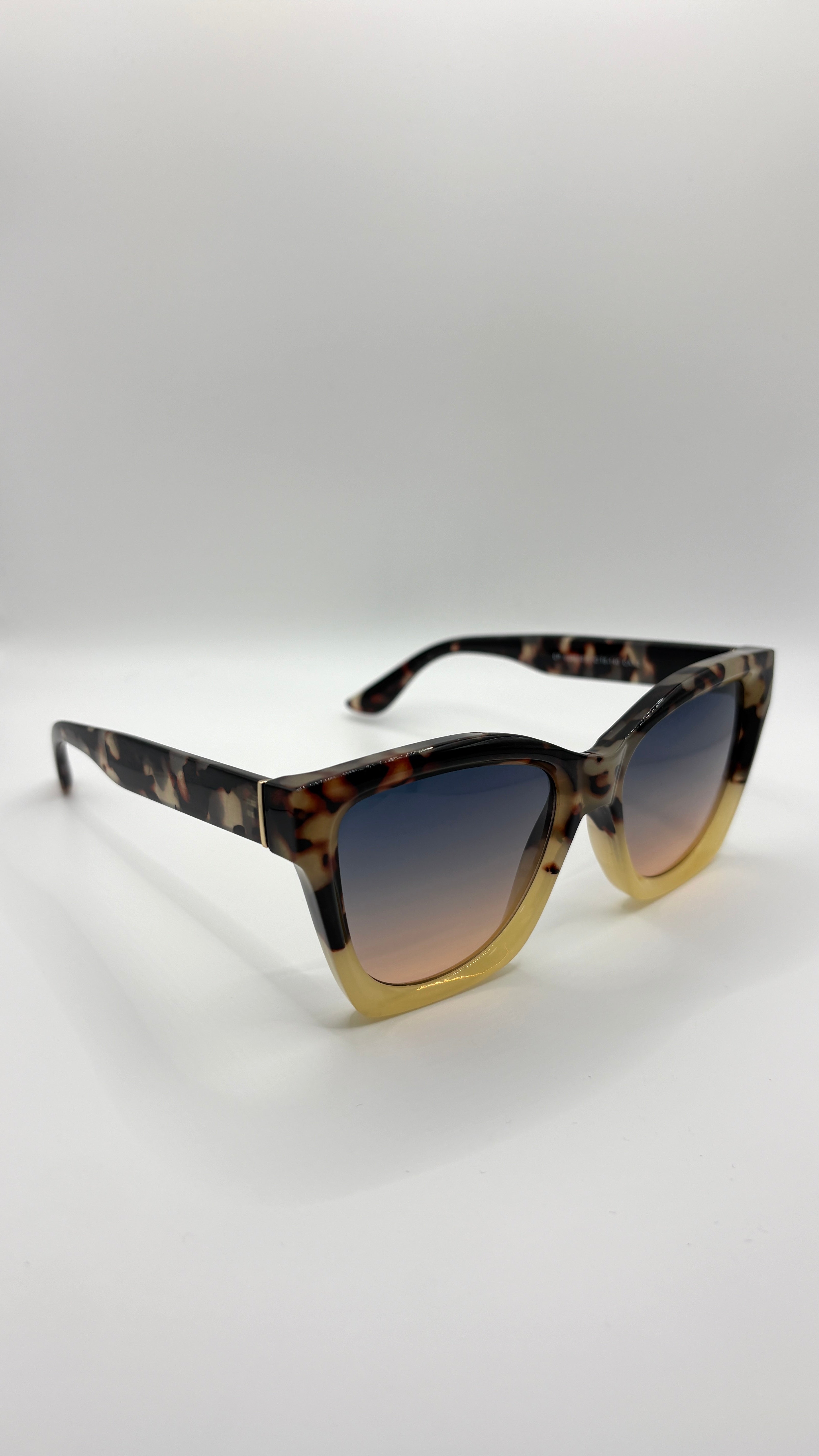 Abbey Tortoise Shell Square Sunglasses