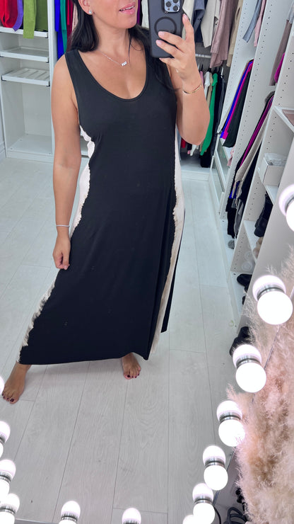 Irina Tie Dye Side Racer Back Jersey Dress