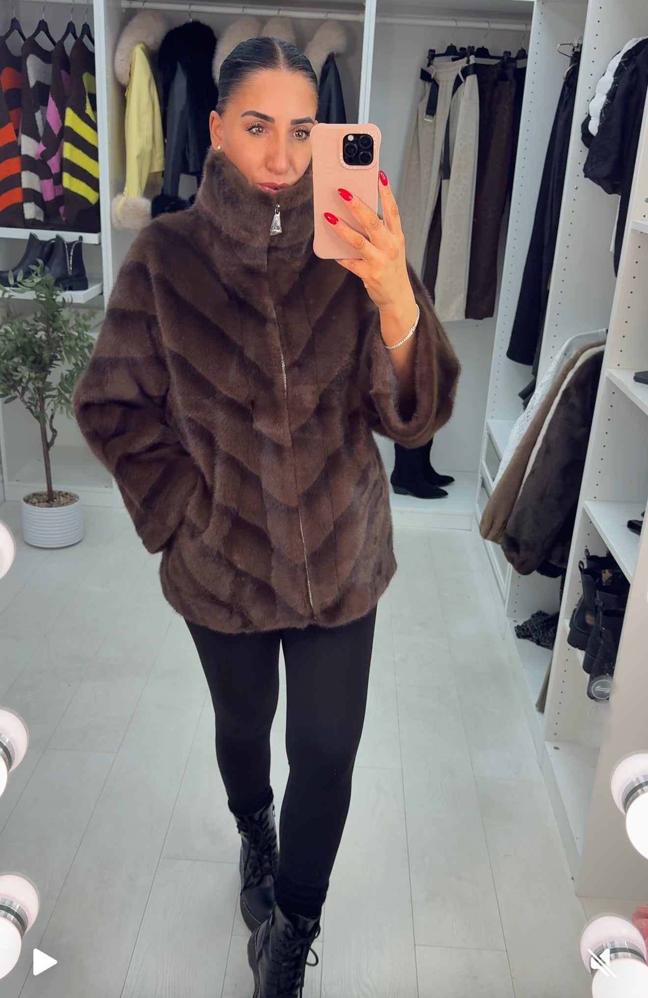 Giorgina Faux Fur Jacket