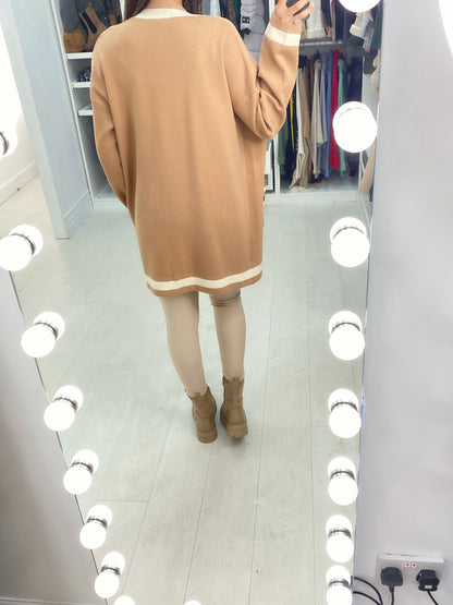 Gabri Leopard Print Deep Pocket Cardigan