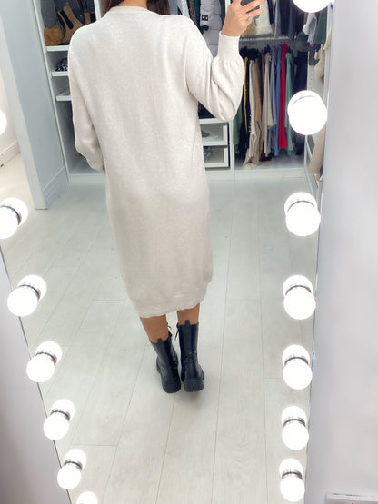Fayla Maxi Button Detail Jumper Dress