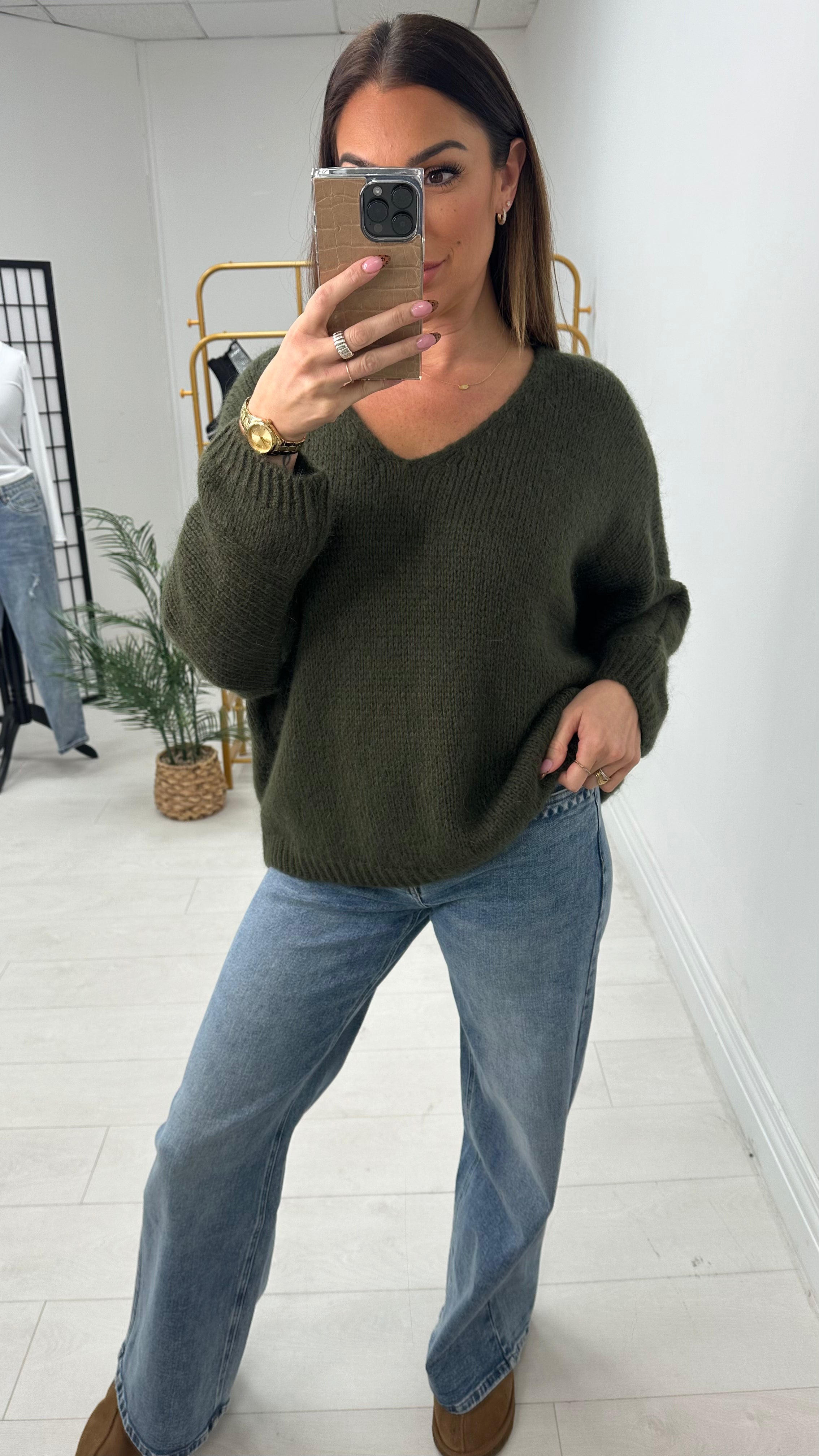 Dahlia Plain Super Soft Oversized Jumper