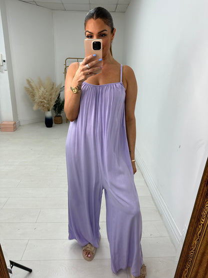 Jamie-Lynn Plain Wide Leg Jumpsuit