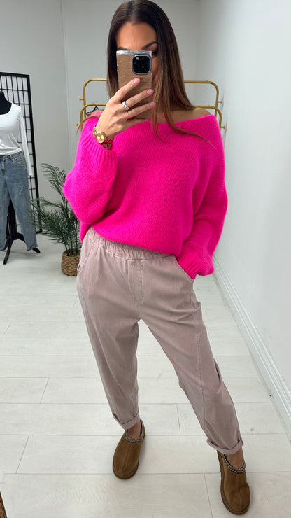 Hadil Acid Washed Effect Joggers