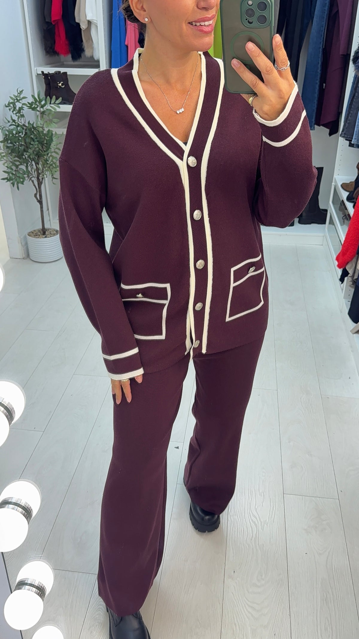Perry Cardigan Loungewear Set
