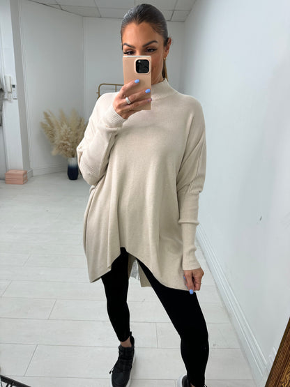 Myla Plain Sequin Bow Back Jumper