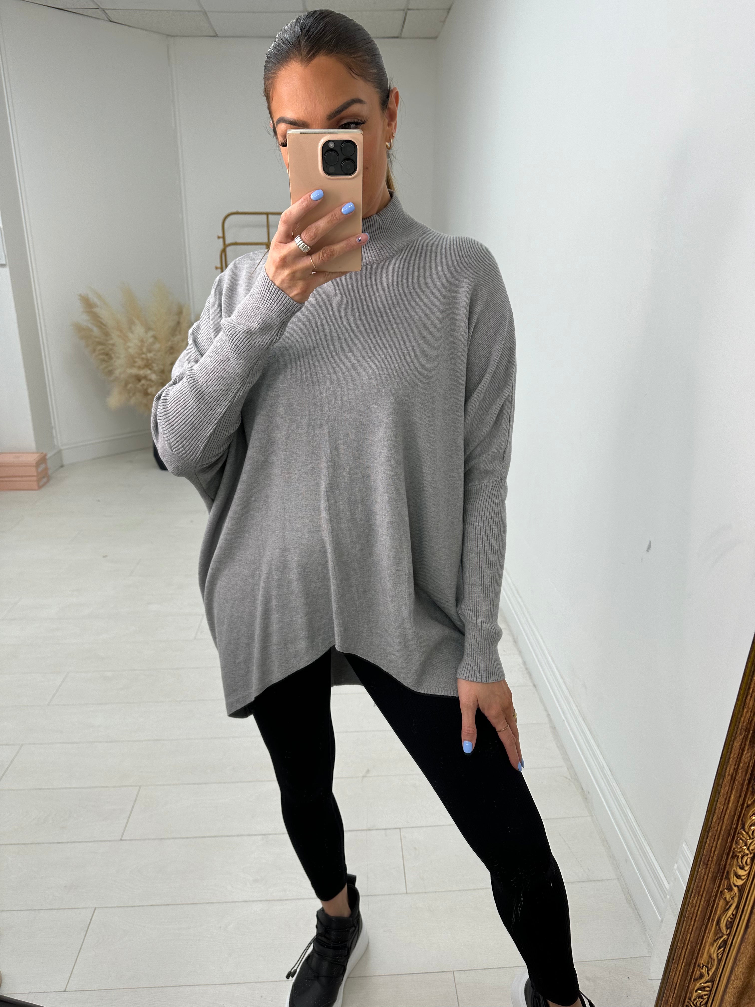 Myla Plain Sequin Bow Back Jumper