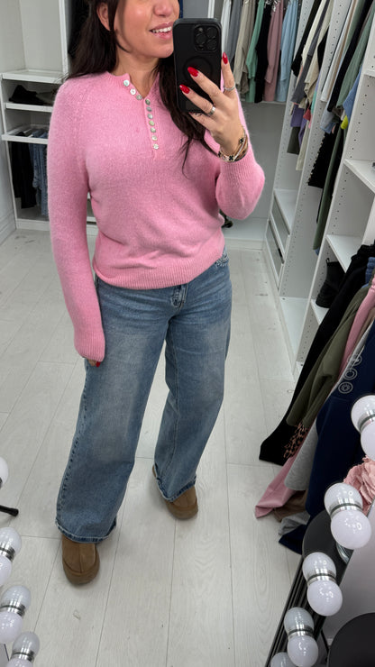 Pamla Button Soft Jumper
