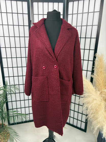 Zeldina Boucle Longline Coat