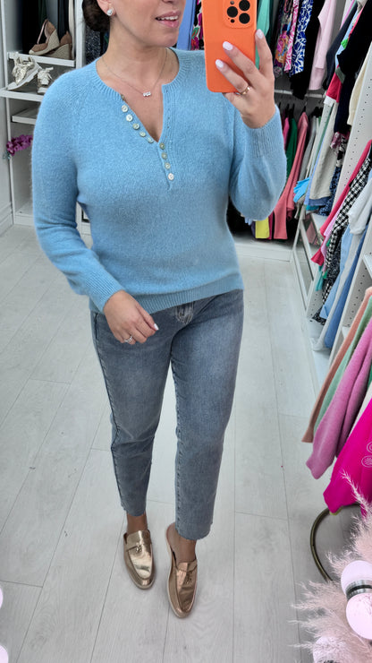 Pamla Button Soft Jumper