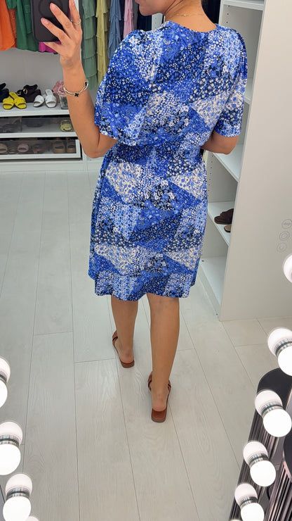 Alexia Floral Pattern Short Sleeve Magic Dress
