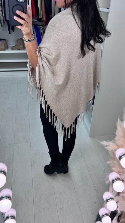 Colette Squared Tassel Poncho