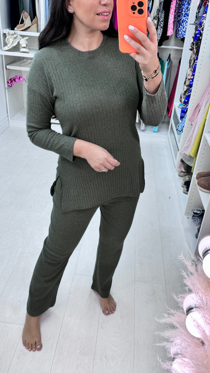 Mollie Ribbed Loungeset