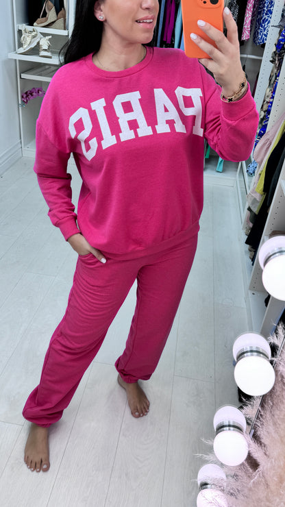 Belinda 'Paris' Slogan Loungeset