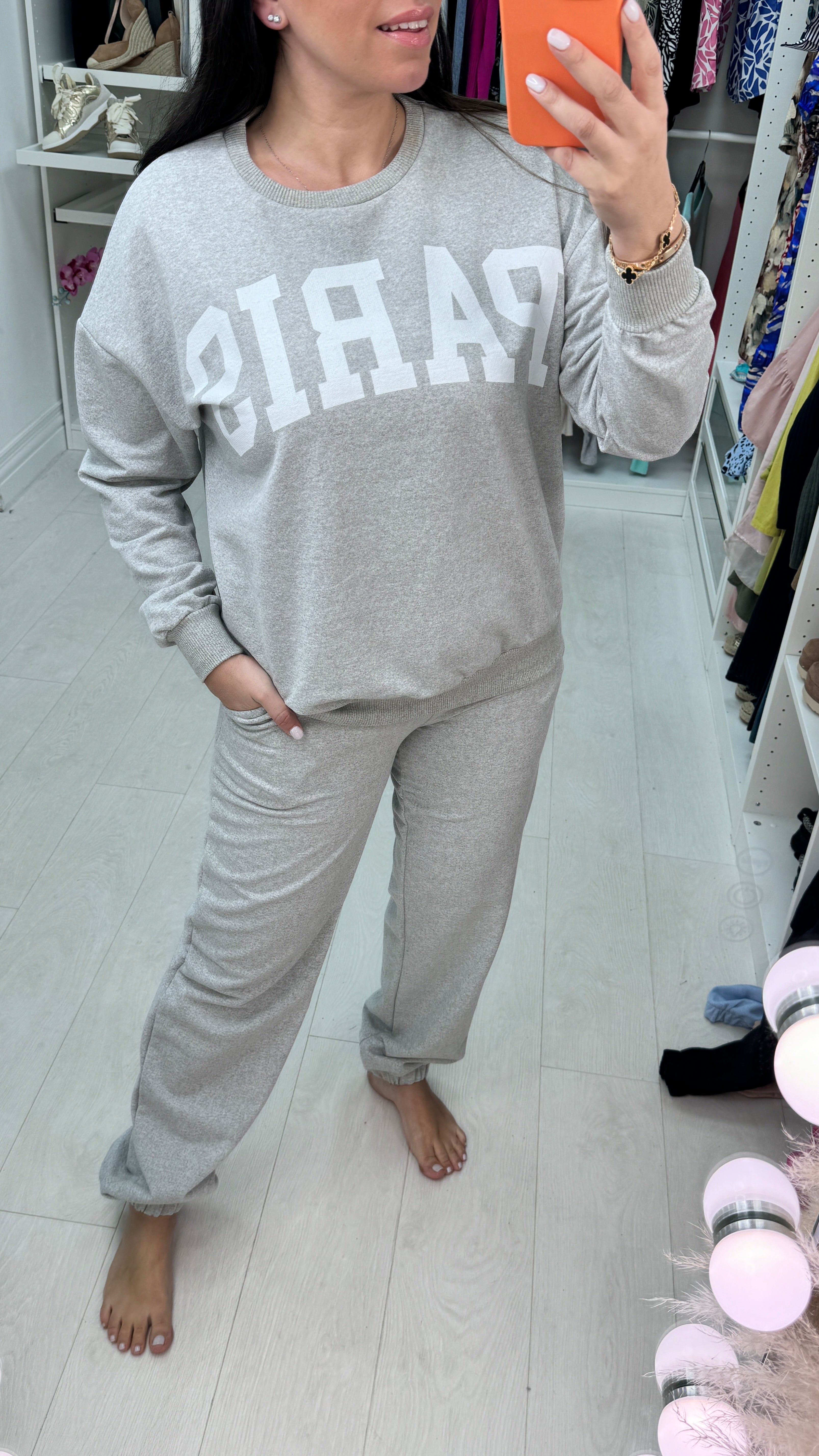 Belinda 'Paris' Slogan Loungeset