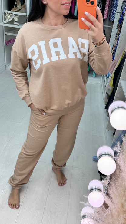 Belinda 'Paris' Slogan Loungeset