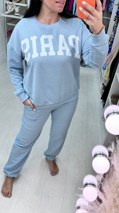 Belinda 'Paris' Slogan Loungeset