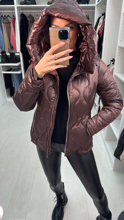 Lorenzo Plain Lightweight Padded Coat