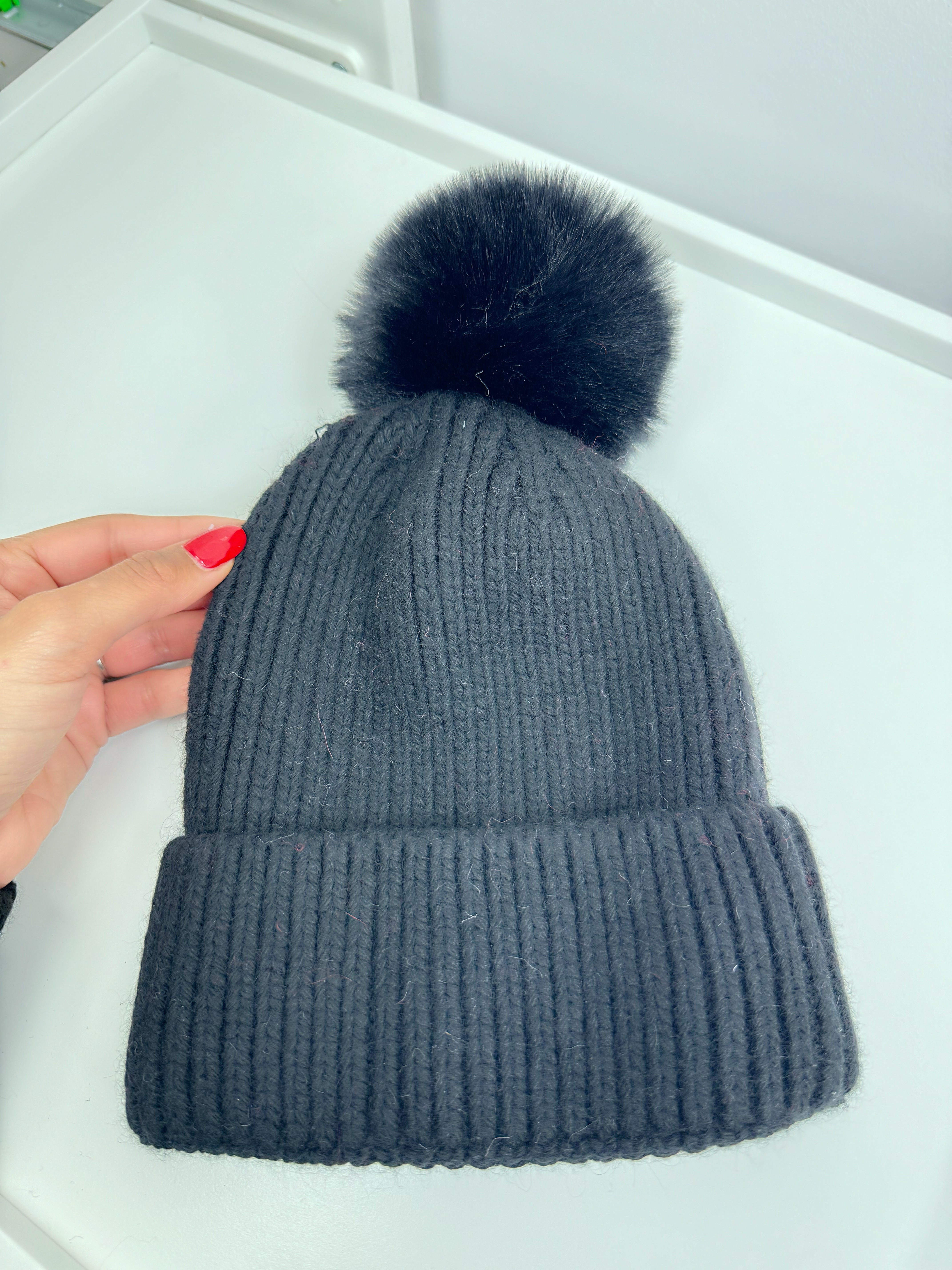 Griffin Cashmere Effect Beanie Hat