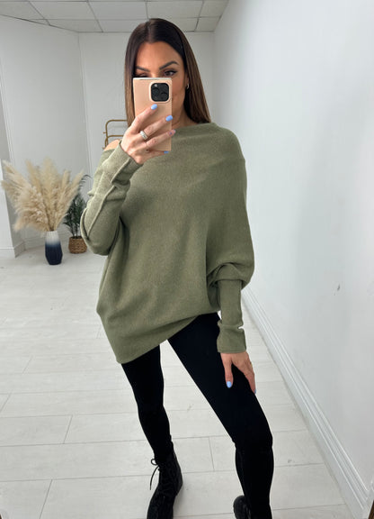 Nita Plain Asymmetric Jumper