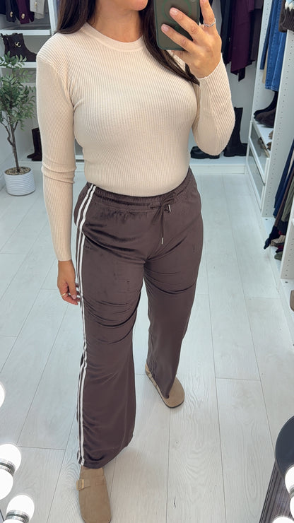 Melly Super Soft Side Stripe Joggers