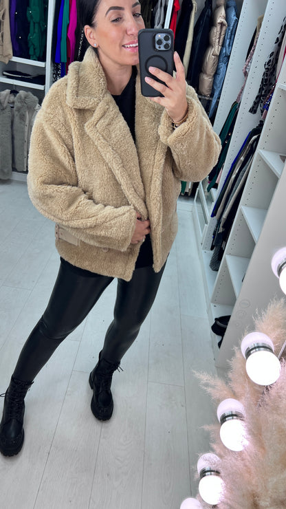 Vinchi Teddy Short Coat