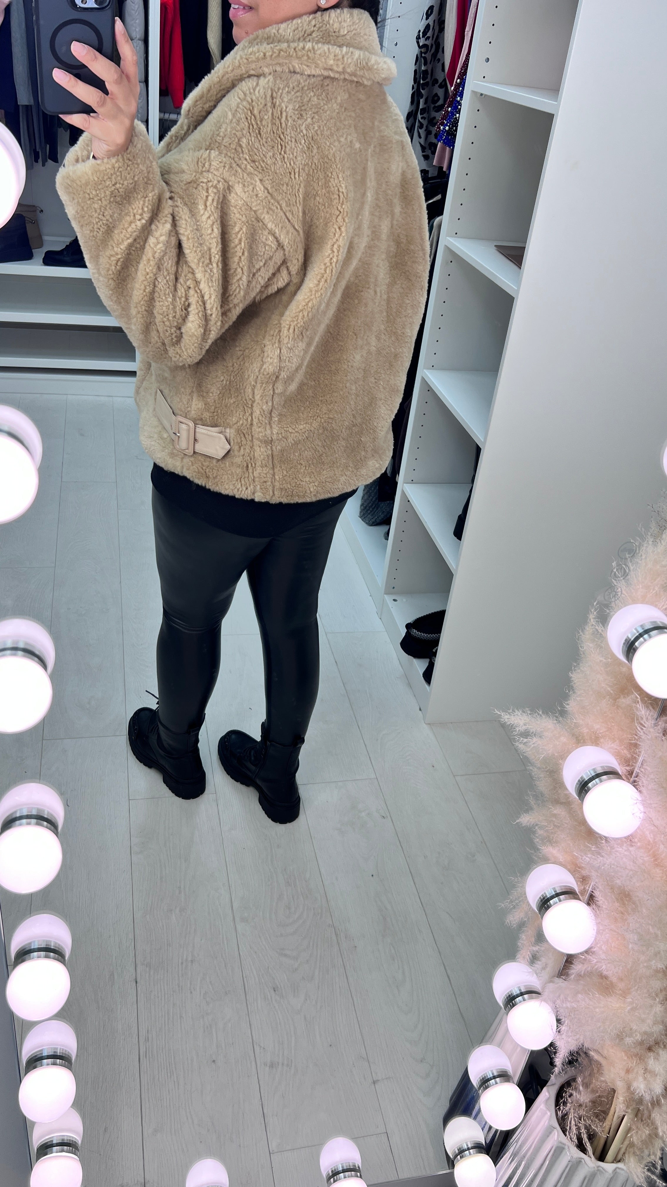 Vinchi Teddy Short Coat