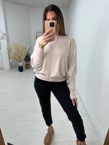 Hunter Plain Oversized Batwing Jumper