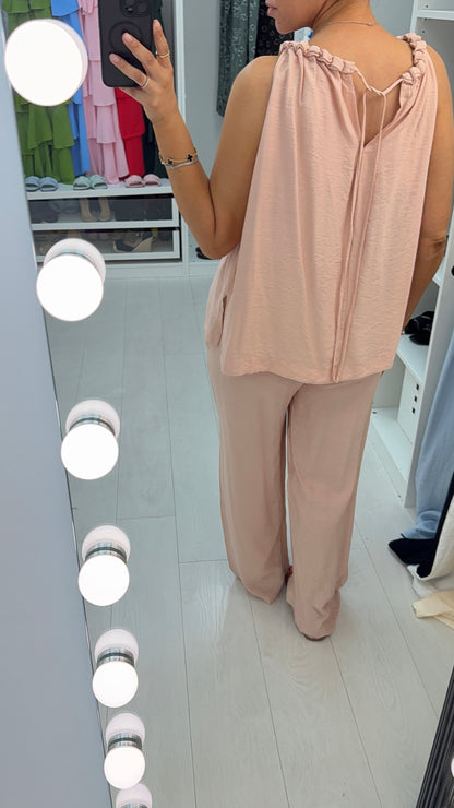 Candece Plain Loose Fit Co-Ord Set